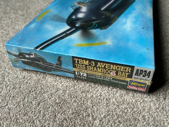 ハセガワ TBM-3 アベンジャー USS シャムロックベイ 1/72スケール