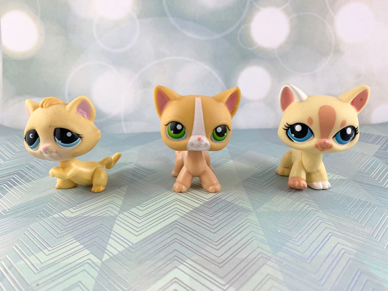 Littlest Pet Shop Tan Kitty Cats You Pick Etsy Canada