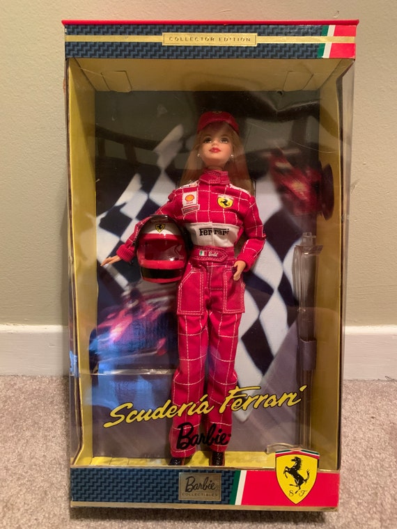 Scuderia Ferrari Barbie Mattel Collector Edition NEW in - Etsy