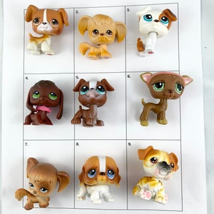 Discontinued Retired Littlest Pet Shop Pick a Pet Authentic with Magnets - Dogs, Dogs and More Dogs