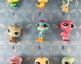 Garten of Banban Opila Bird LPS Littlest Pet Shop Custom Flamingo / Kiwi  Bird