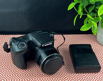 Canon Powershot SX160 IS 16.0MP Digital Camera - Black - Etsy
