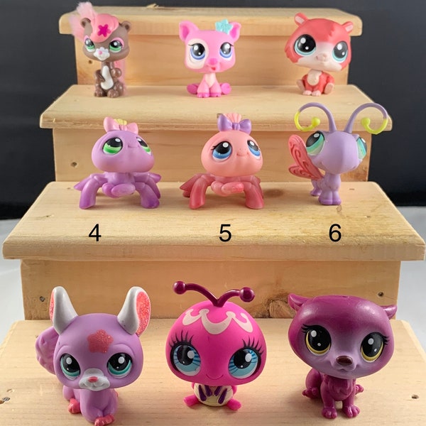 Authentic Discontinued Littlest Pet Shop - Pink and Purple Pets! You Choose