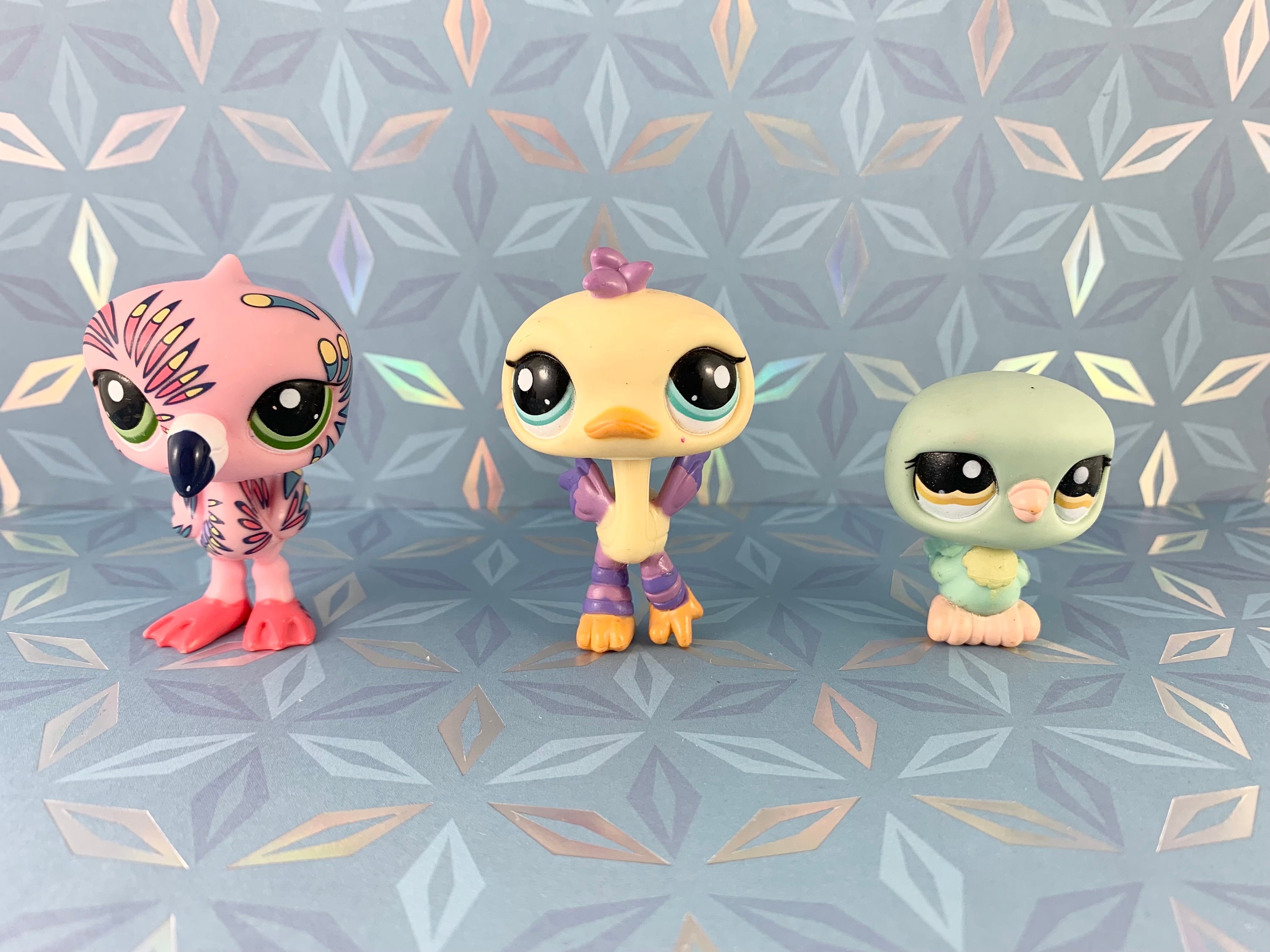 Garten of Banban Opila Bird LPS Littlest Pet Shop Custom Flamingo / Kiwi  Bird