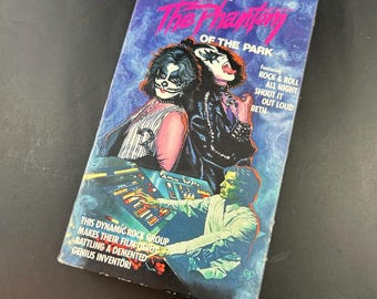 Rare Kiss Meets the Phantom of the Park (VHS, 1988) Used Rock VHS