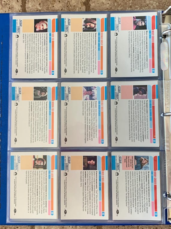 Star Trek the Next Generation Cards 001-120 Inaugural Collector's