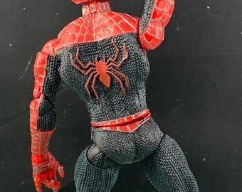 2003 Marvel Web Climbing Spider-man 2 Action Figure With Grey
