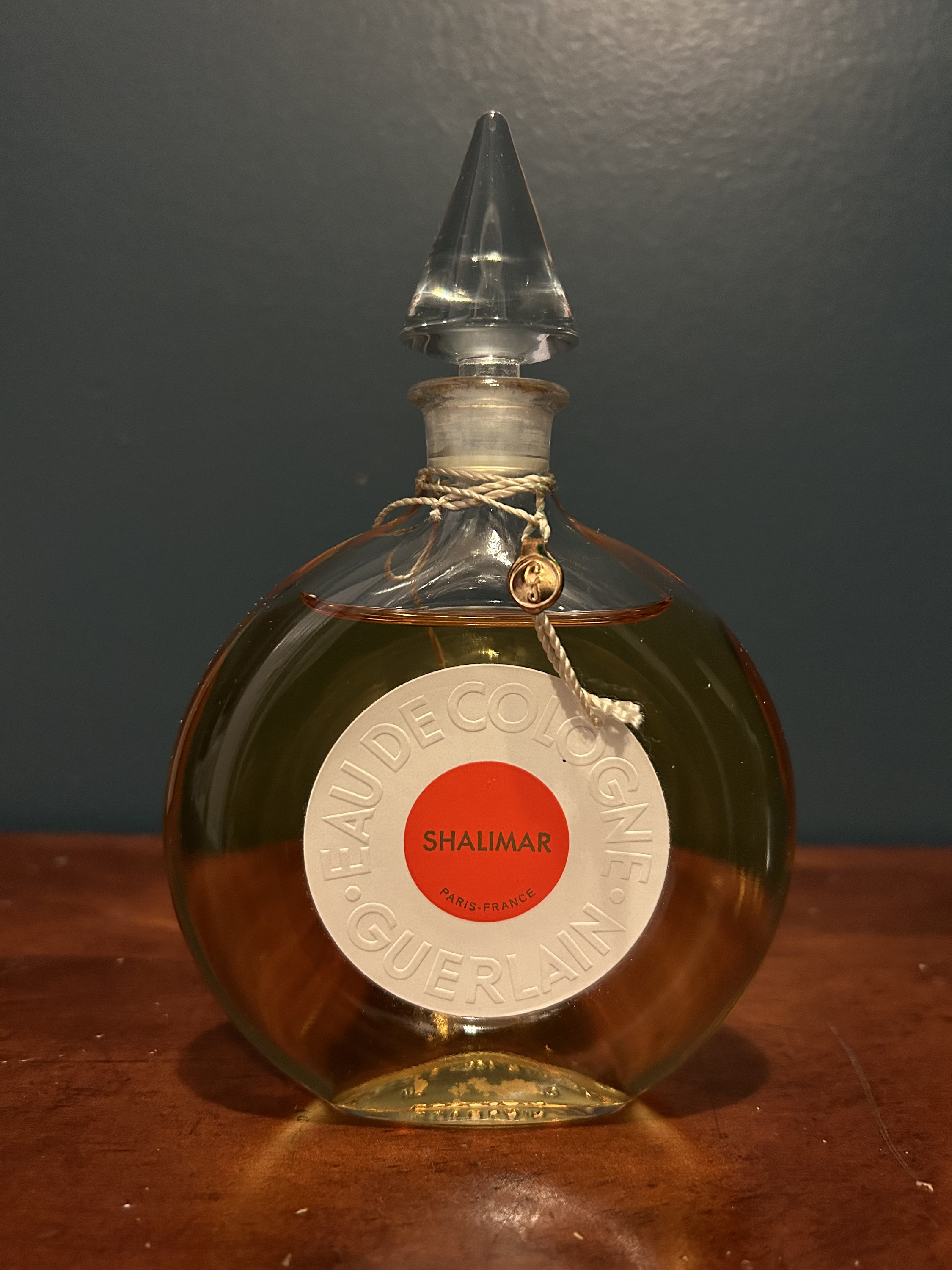 Vintage 1960's Guerlain Shalimar Eau De Cologne No 305 in Original