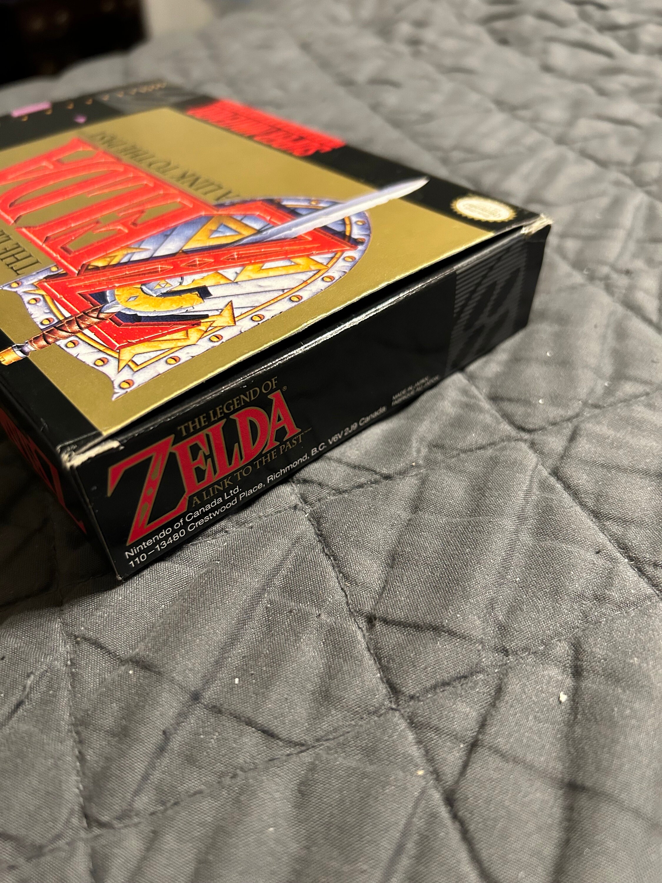 The Legend of Zelda: A Link to the Past Super Nintendo SNES CIB