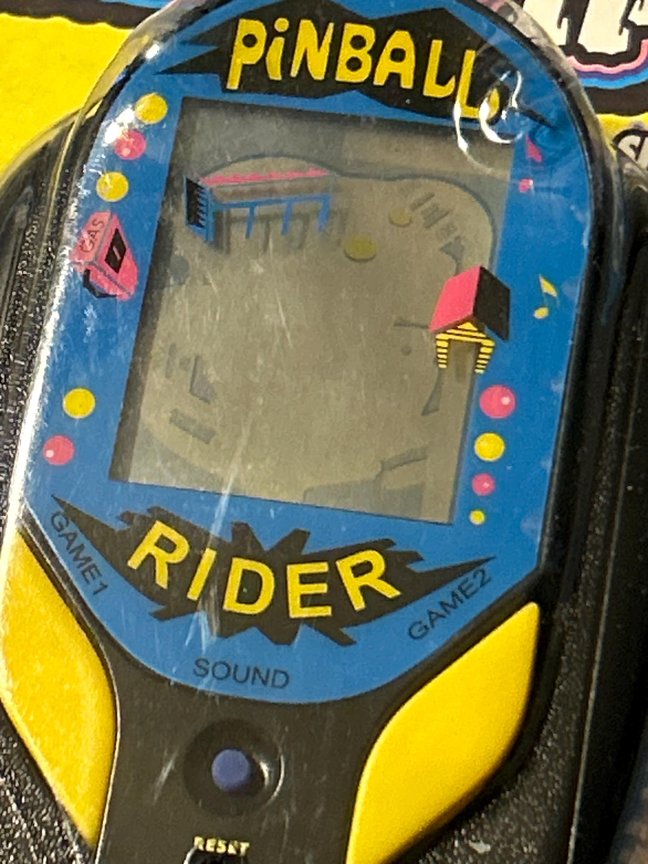 Radica Pinball Rider Electronic Handheld Pinball Game NEW Sealed - Etsy