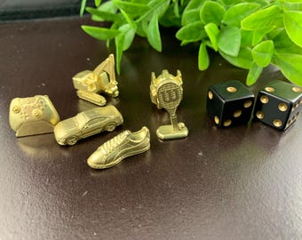 Six Empire Edition - Monopoly Golden Tokens – Tennis Racket, Xbox