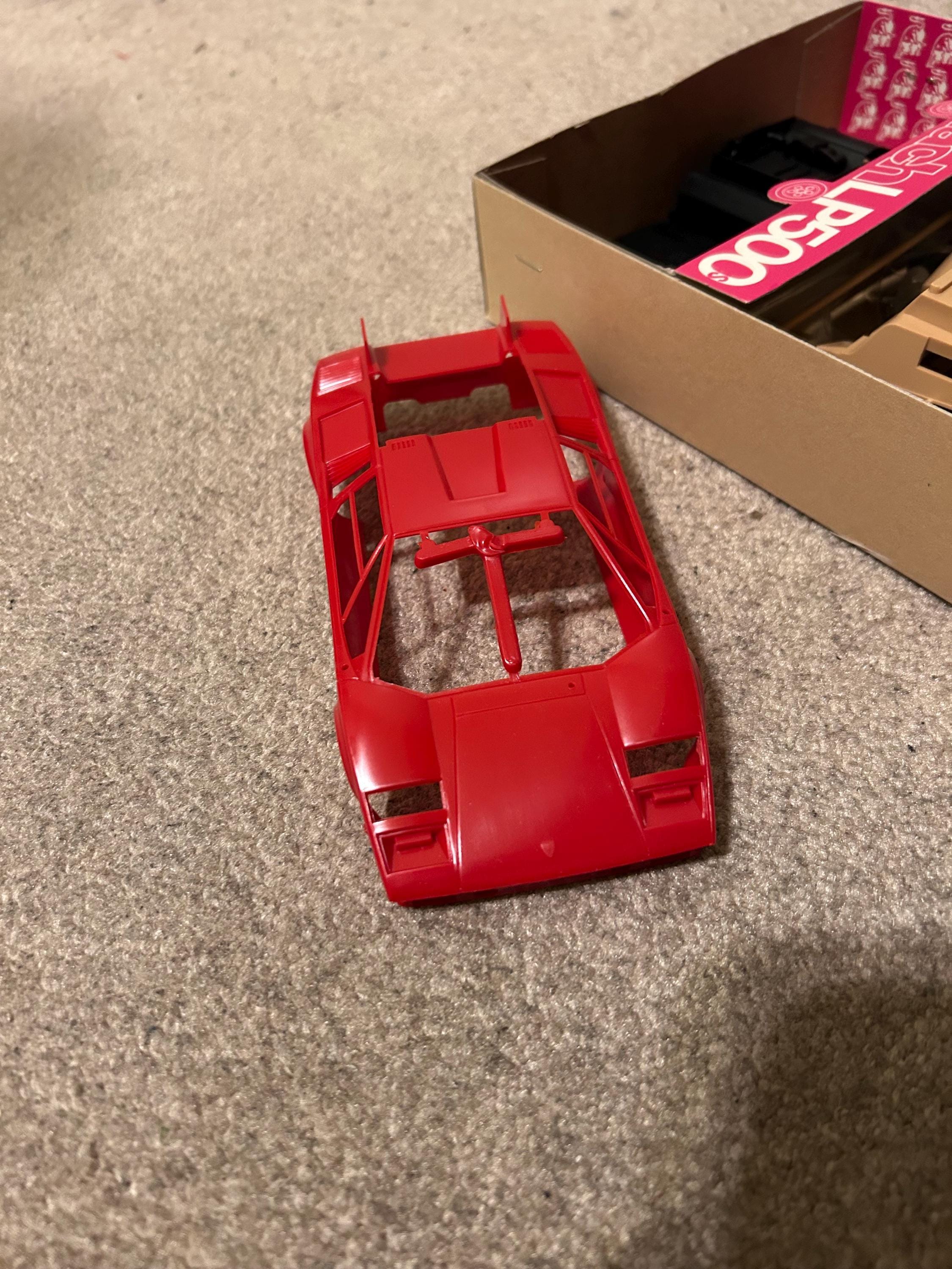 Vintage Tamiya 1:24 Lamborghini Countach LP500S Plastic