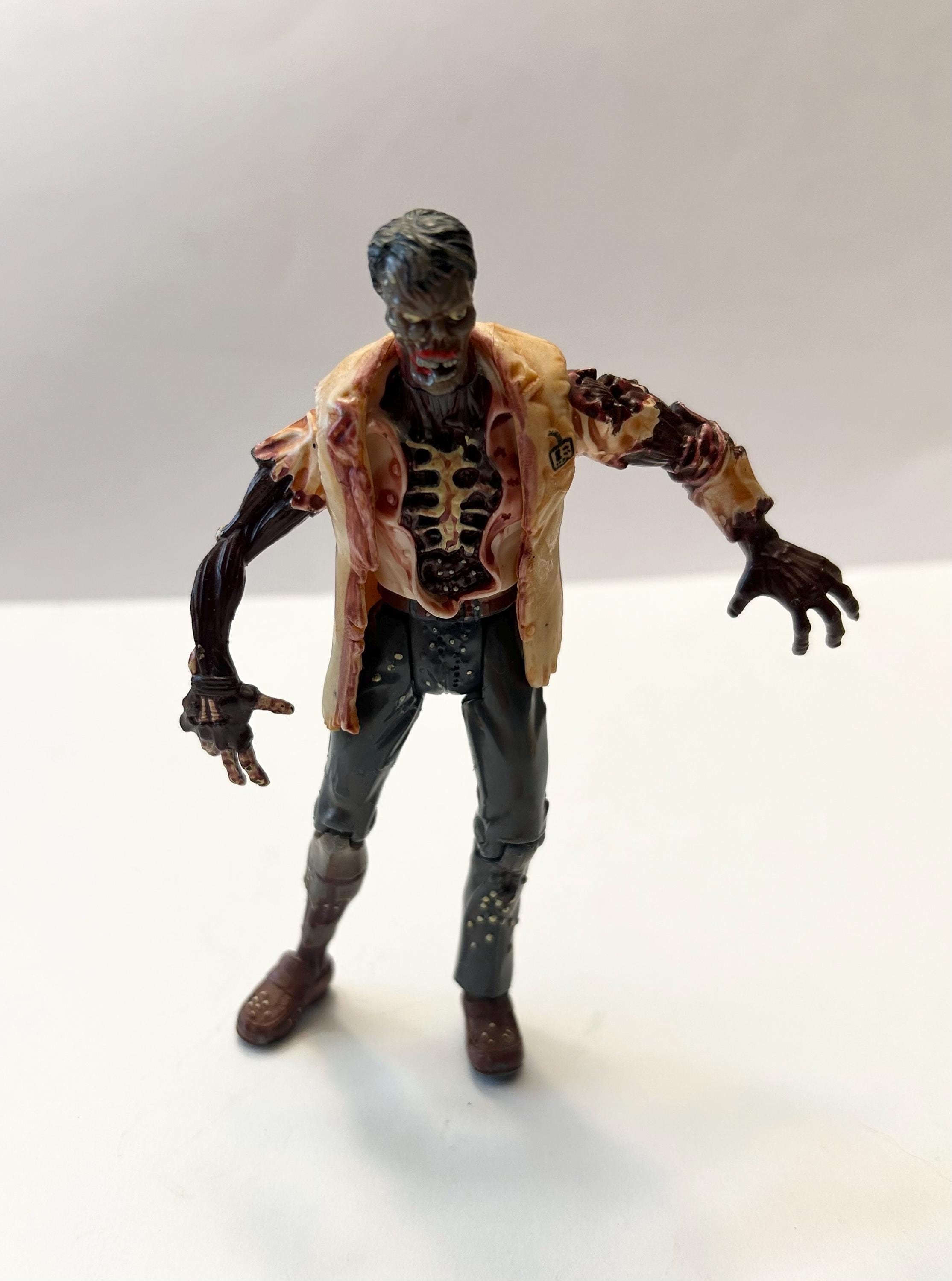 1998 Resident Evil Lab Coat Zombie Action Figure - Capcom - Toybiz