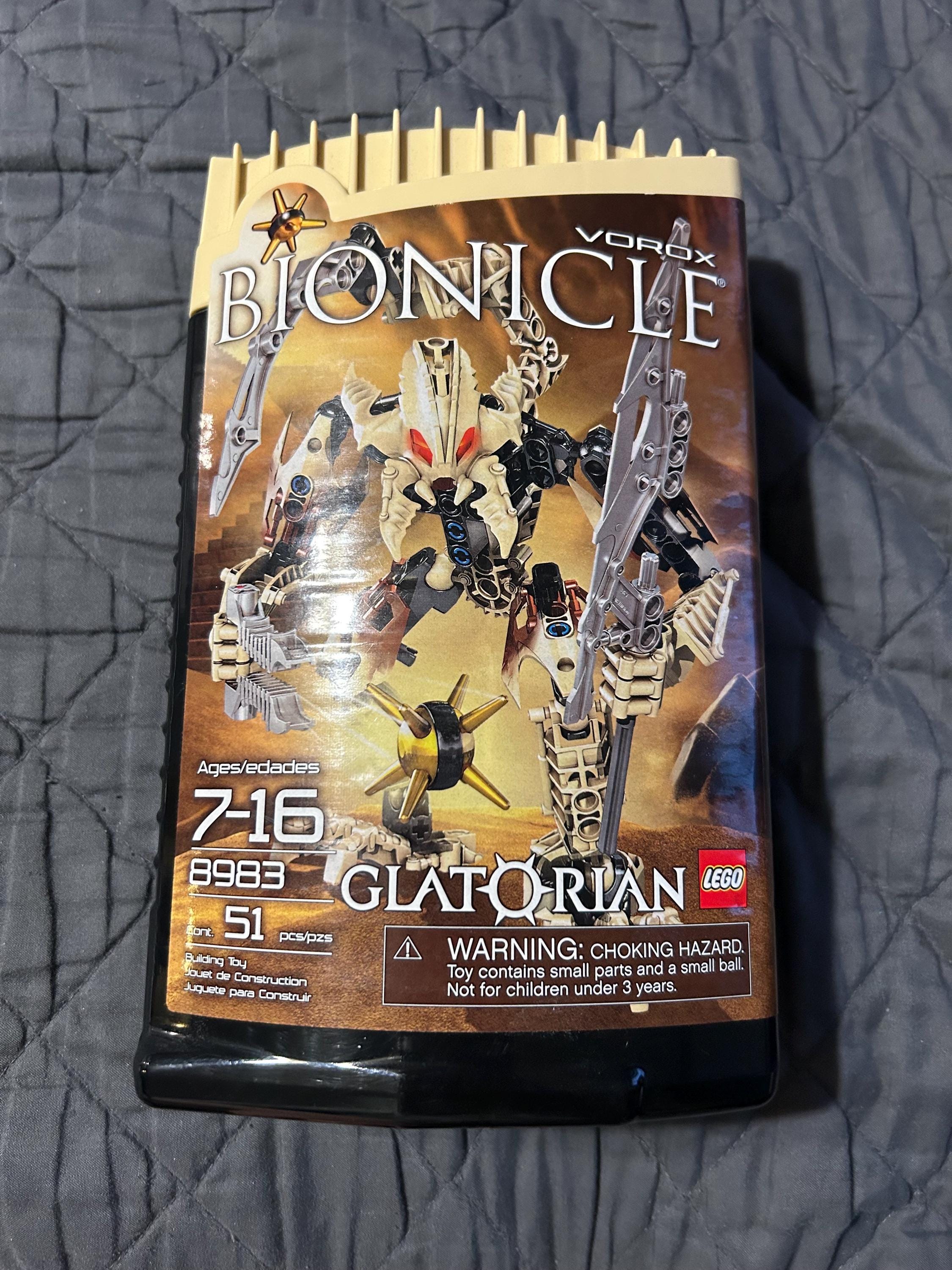 コニャ Lego 8983 Bionicle Vorox Glatorian Retired & ULTRA RARE Brand New