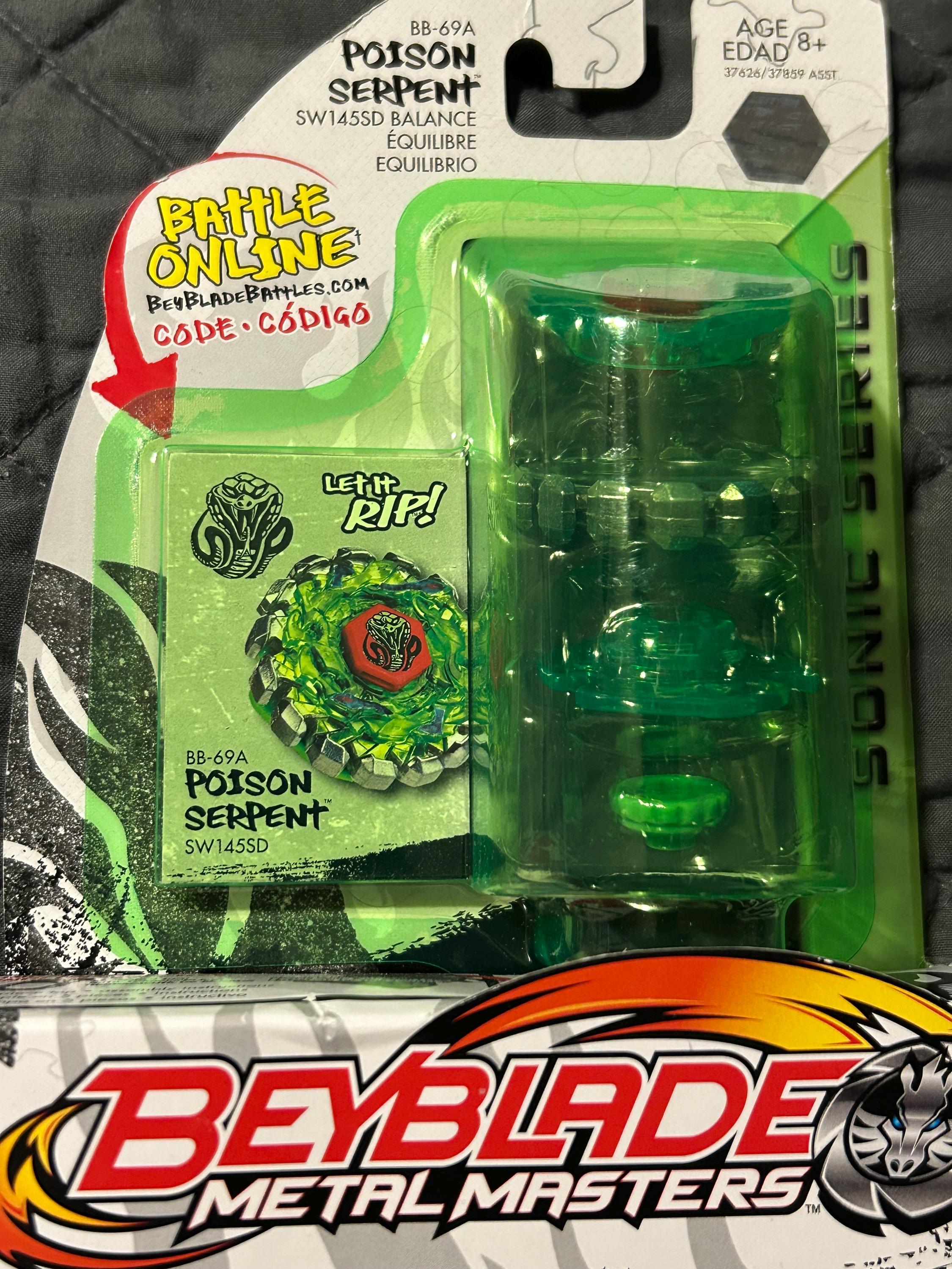 Beyblade Metal Masters - Sonic Series Poison Serpent Exclusive BB