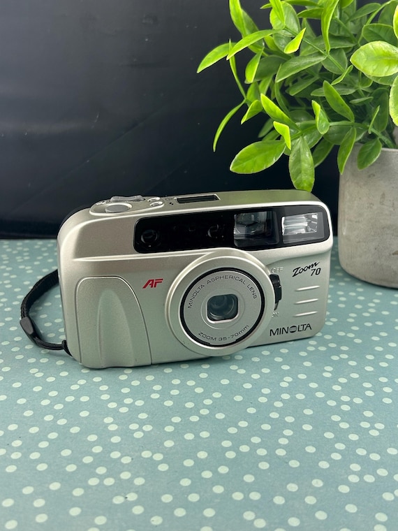 Minolta Zoom 70 Point & Shoot 35mm Analog Camera - Etsy