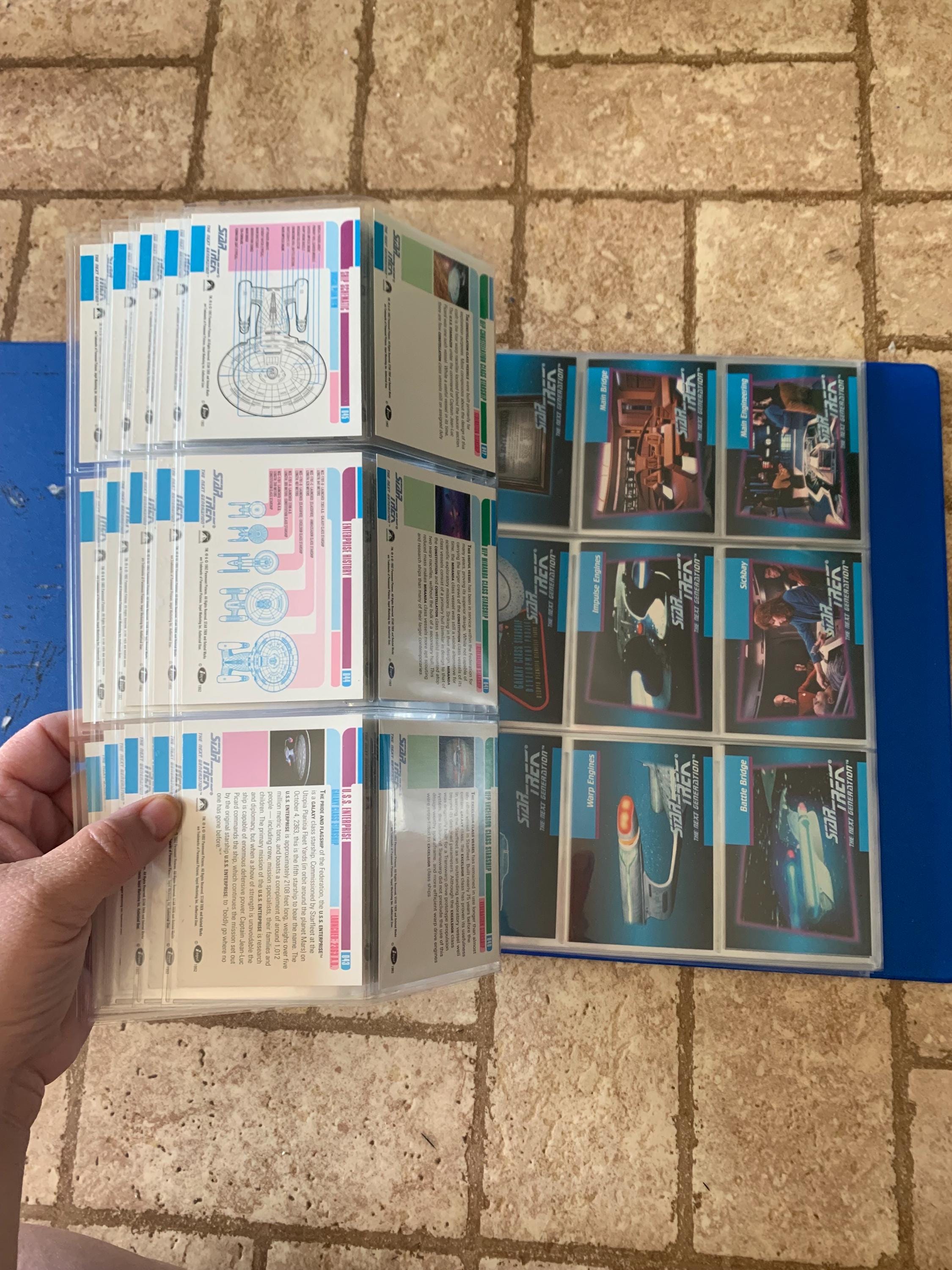 Star Trek the Next Generation Cards 001-120 Inaugural Collector's