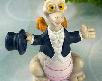 Vintage 1982 Walt Disney PVC Figment Dragon Figure. Walt Disney