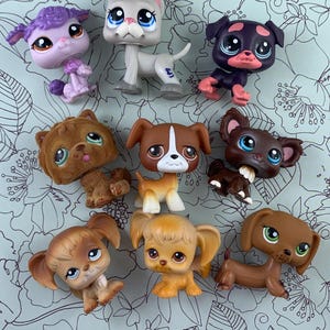 Pupular LPS Dogs Weer op voorraad! Authentieke Hasbro Littlest Pet Shop - aan jou de keuze - chihuahua, Duitse dog, rottweiler, teckel en meer