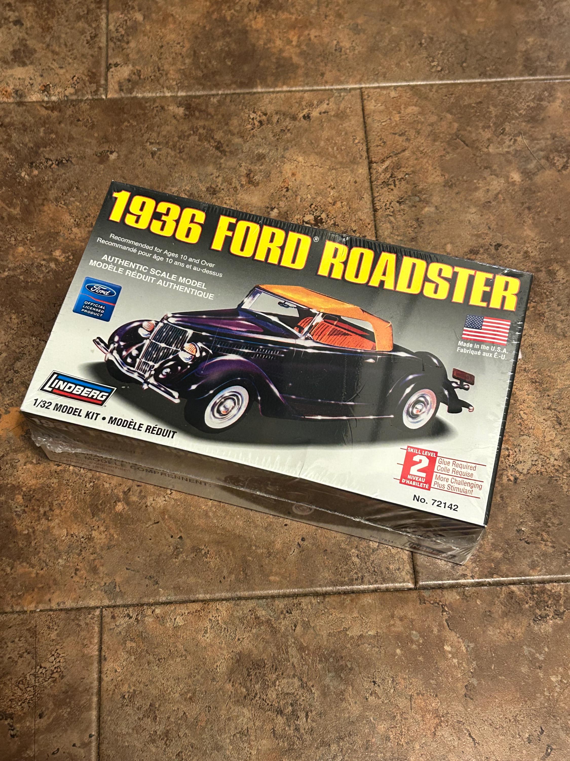 Lindberg 1936 Ford Roadster 1/32 Scale Model Kit | Sealed NEW - Etsy