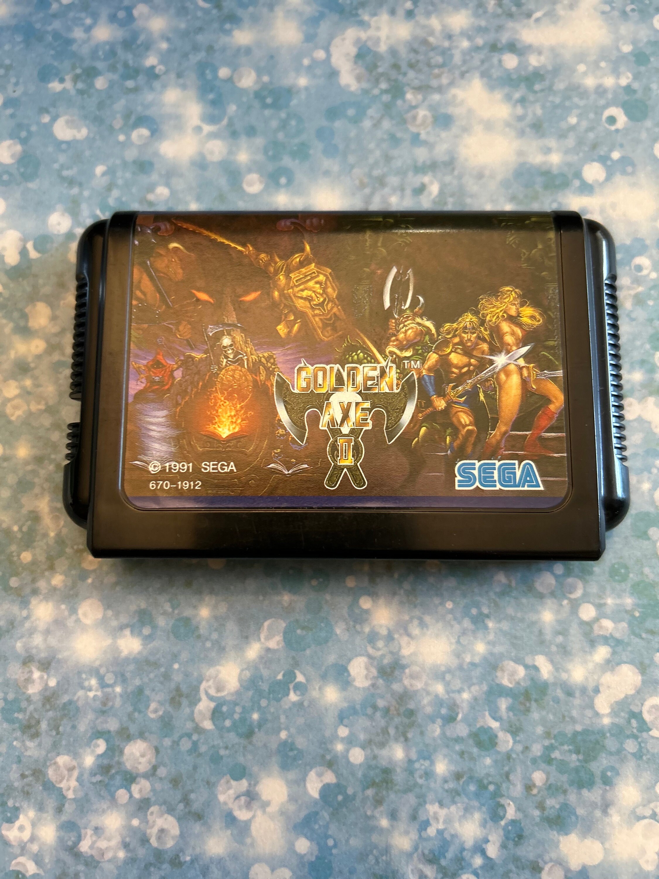 非常に希少なゴールデンアックスII メガドライブ（日本版） - セガ