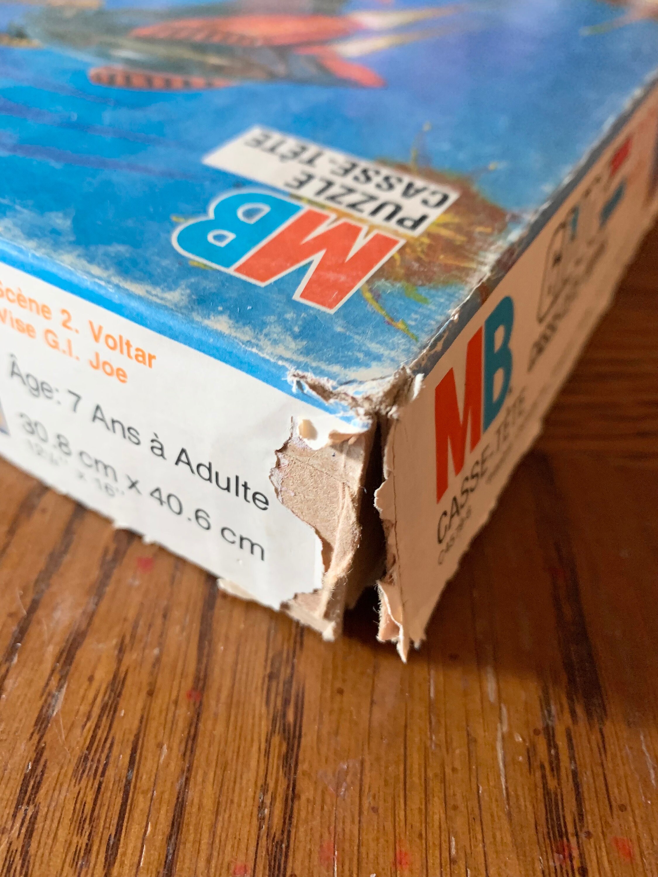 Vintage GI JOE Mural Puzzle - Milton Bradley MB Hasbro 221 Piece