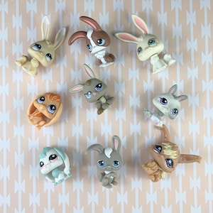 LPS Bunny Rabbits - Your Choice - Assorted Authentic Hasbro Retired ...