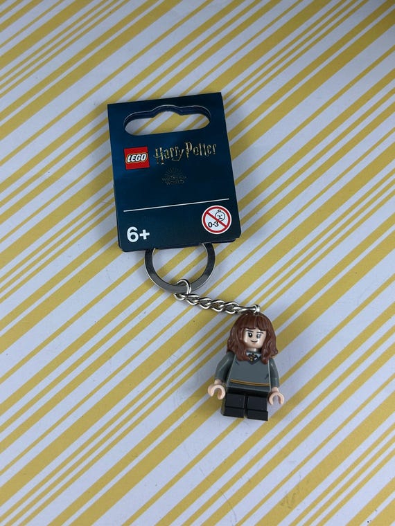 LEGO 854115 Hermione Minifigure Keychain Keyring – Retired Harry Potter Collectible – NEW