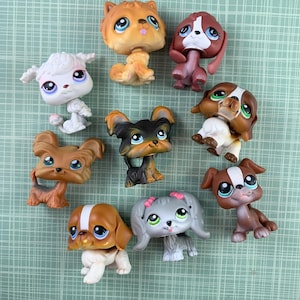 Pupular LPS-honden zijn weer op voorraad! Mis het niet! Authentieke Hasbro Littlest Pet Shop-honden - aan jou de keuze - Beagle, Chow Chow, St. Bernard