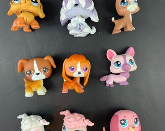 Doggone Cute! LPS Pups Inside! Hasbro Littlest Pet Shop Dogs - Your Choice -  Boxer, Sheepdog, Terrier, Corgi, Poodles & More!