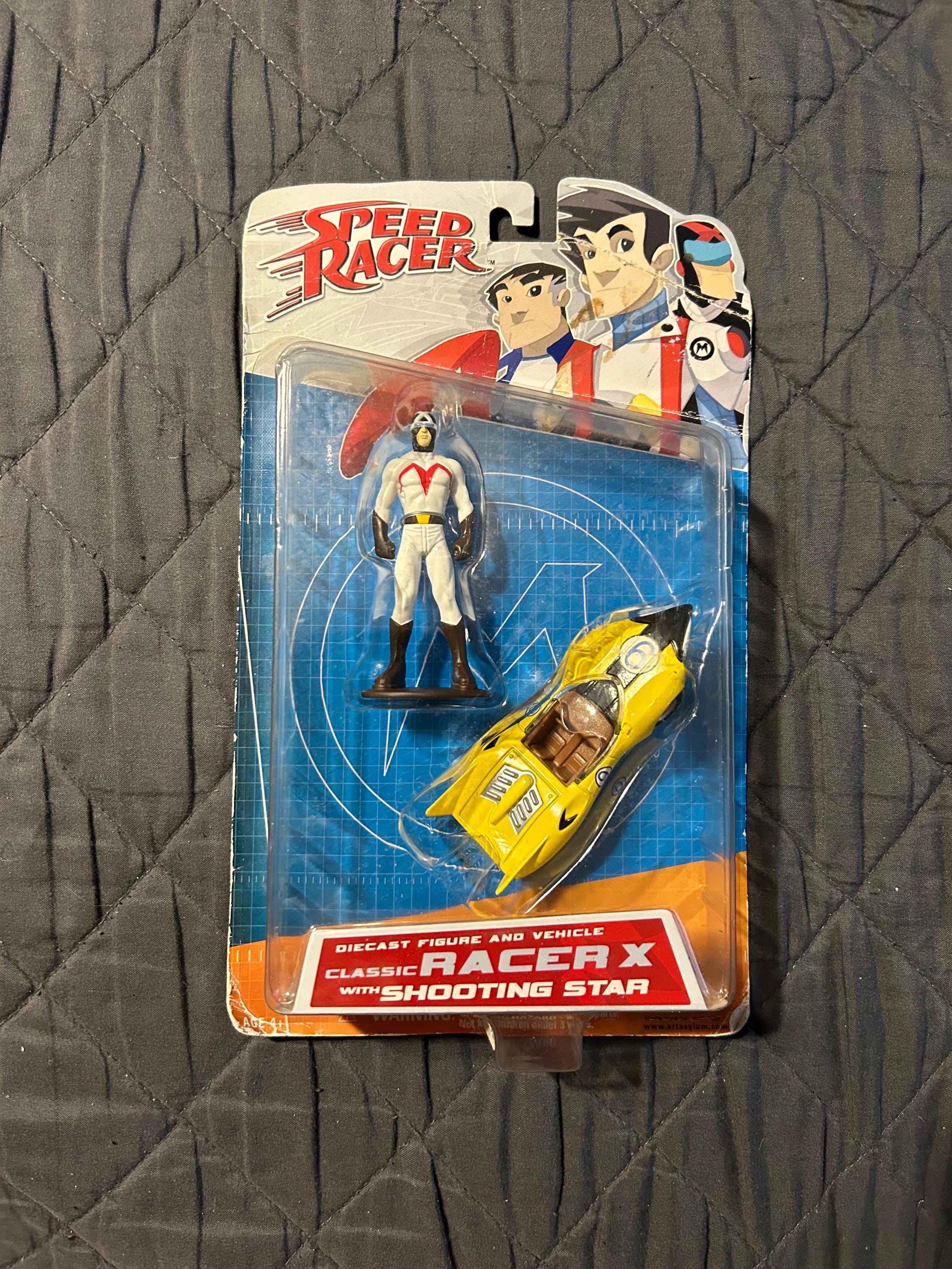 Speed Racer Art Asylum Classic Racer X With Shooting Star Die-cast