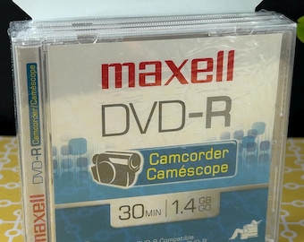 Maxell Camcorder DVD-R - Sealed Discs 30 Min Each 1.4GB (3 Pack