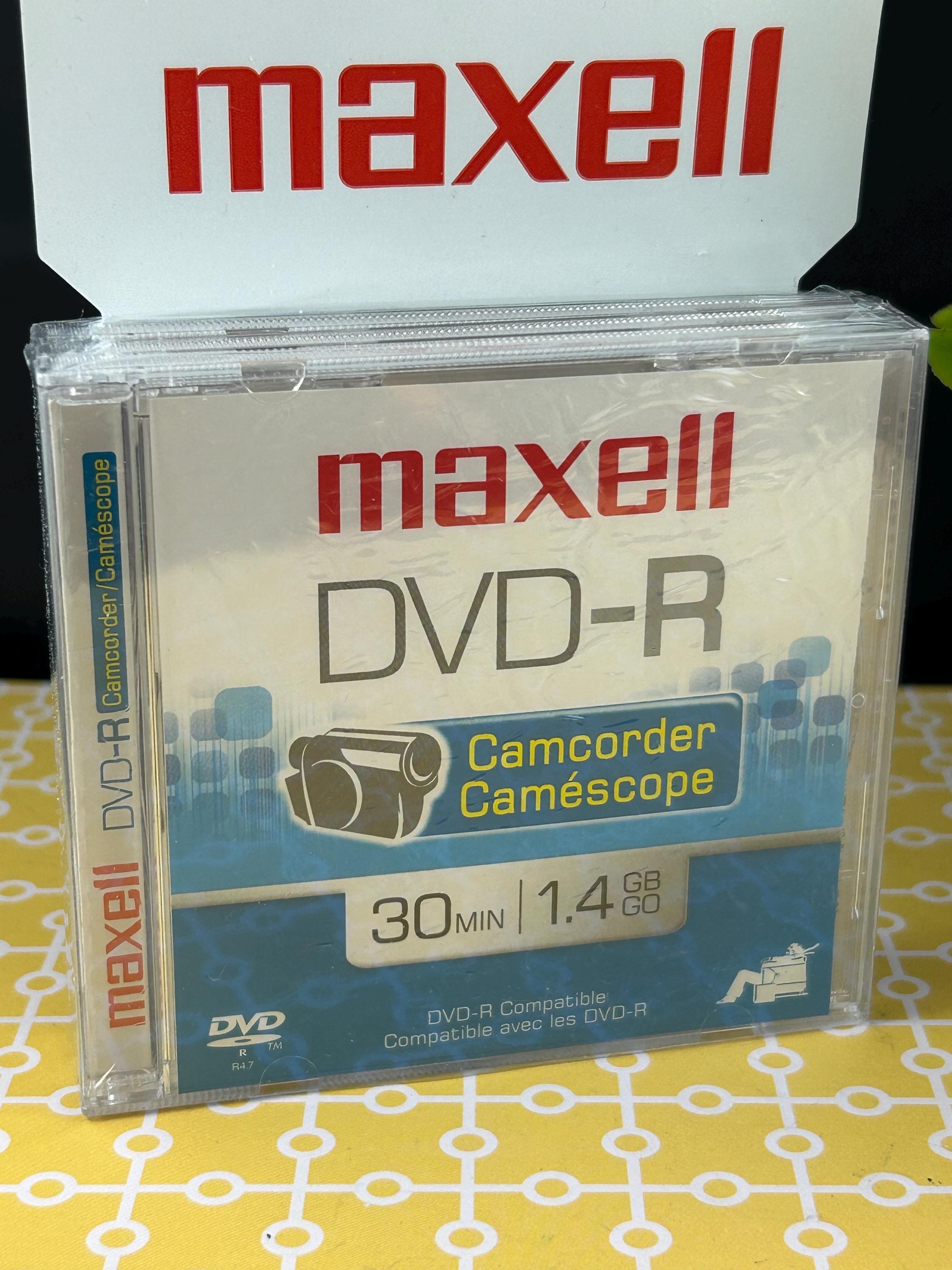 Maxell Camcorder DVD-R - Sealed Discs 30 Min Each 1.4GB (3 Pack