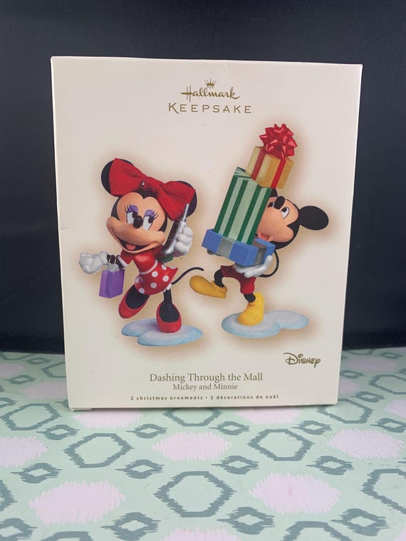 Vintage Hallmark Keepsake Disney Ornament Dashing Through the Mall