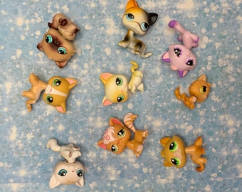 Authentic Hasbro LPS Cats - U Pick - Retired Littlest Pet Shop Shorthair, Kittens, Persian, Leopard, Angora, Cats, Kitty, Kittens