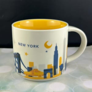 Collectable Starbucks Mug: NEW YORK &quot;You Are Here&quot; Series - Travel Souvenir, Starbucks Lover