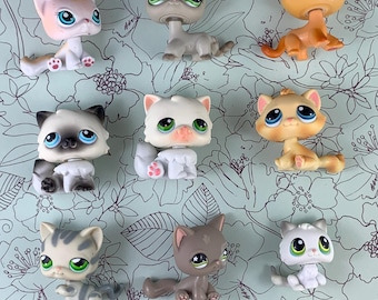 Figurine Littlest Pet Shop Hasbro – Chat Shorthair #790 (occasion, Chien ?)