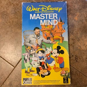 Walt Disney Character Master Mind Game – By Invicta – Vintage Logic Game