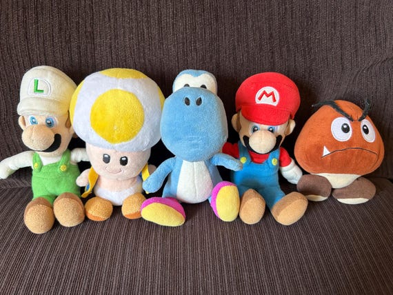 ヴィンテージ 9インチ 任天堂 マリオ ぬいぐるみ フィギュア ロット