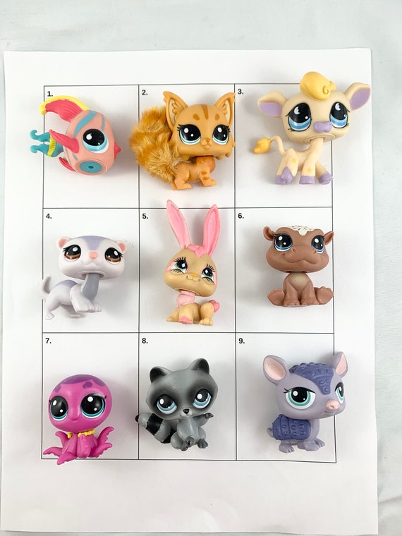Retired Discontinued Littlest Pet Shop Your Choice Fish Bunny Raccoon and More Etsy Canada
