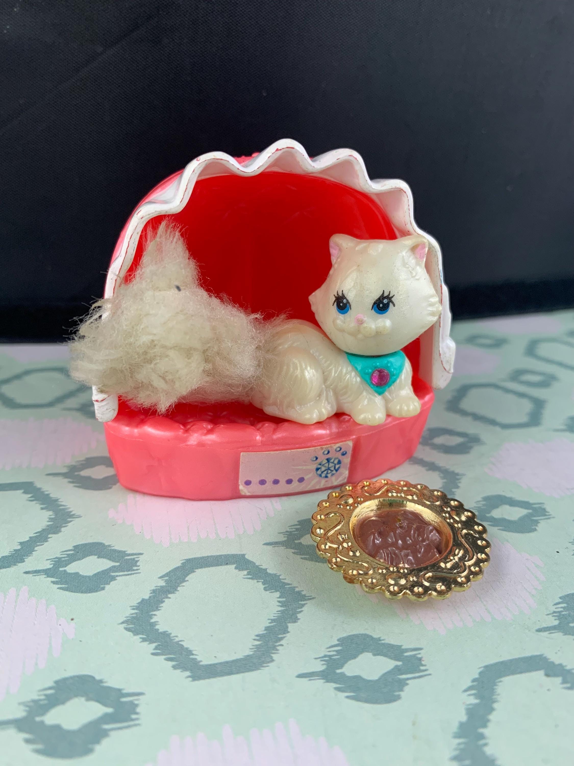 Vintage 1994 Kenner Littlest Pet Shop Sparkling Pets Fluffy
