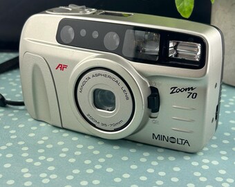 Minolta Zoom 70 Point & Shoot 35mm Analog Camera - Etsy