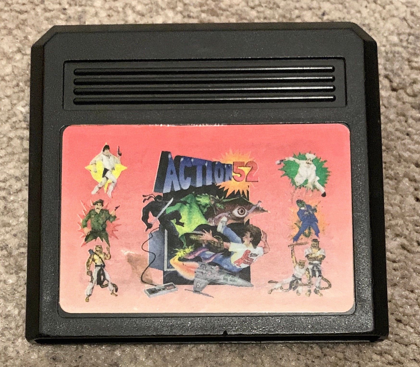 SEGA GENESIS Action 52 (sega Genesis, 1993) Cartridge Only SEGA GENESIS Action 52 (sega Genesis, 1993) Cartridge Only