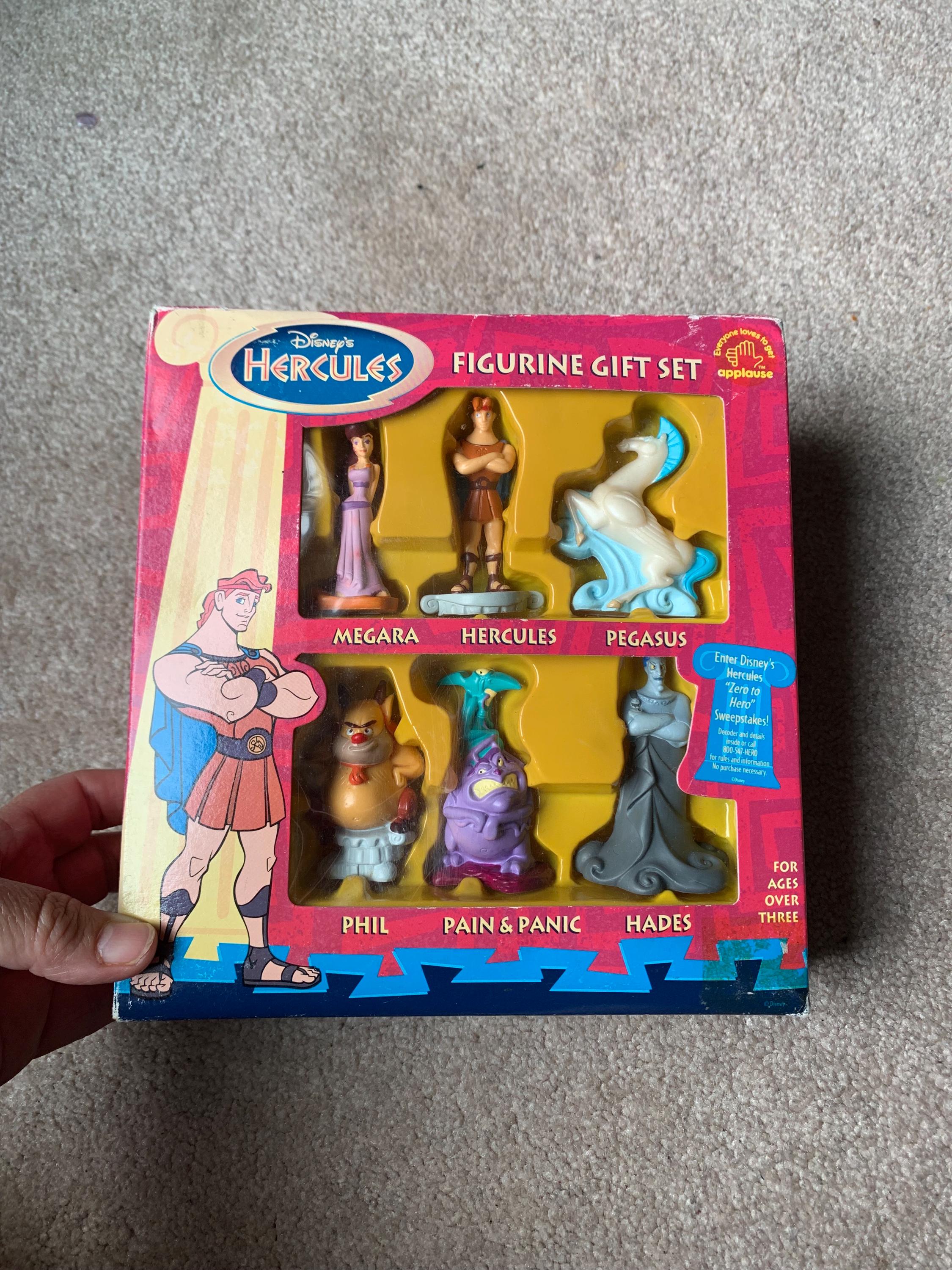 Disney Hercules フィギュアセット　ヘラクレス Disney HERCULES Man of Myth 6 Action Figures Set Vintage 90s