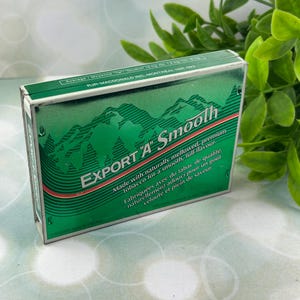 export a cigarettes new packaging MacDonald A Medium, filter  vintage Canadian Cigarette Pack MacDonald Export A Light, filter