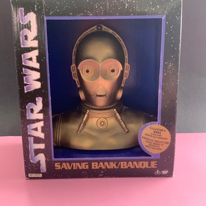 NOS Star Wars Savings Bank C-3PO Official Bust Bank