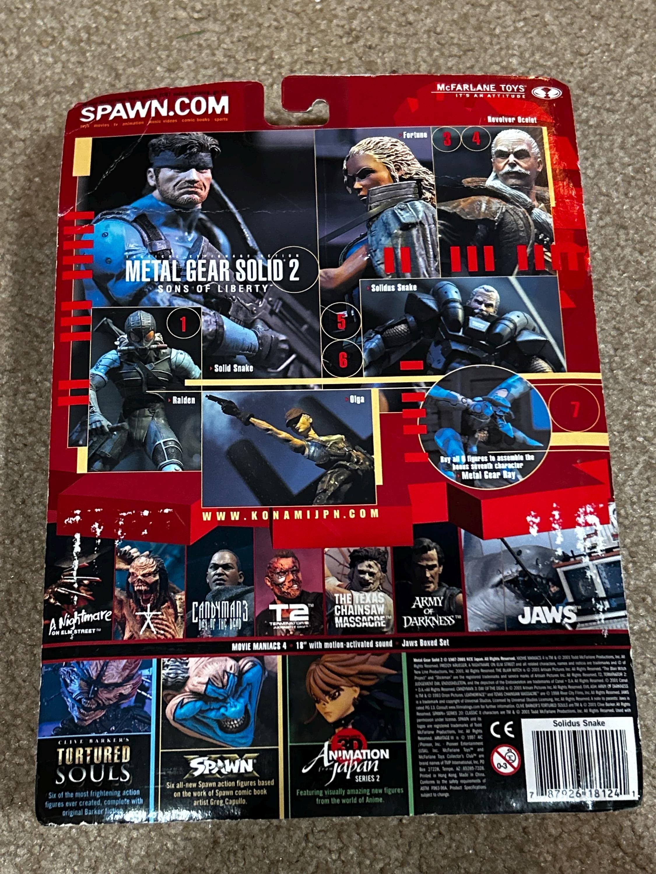 メタルギアソリッド2 ソリダス・スネーク フィギュア – サンズ・オブ