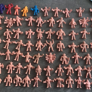 Vintage 80’s M.U.S.C.L.E Men Figures Lot. 85 in total