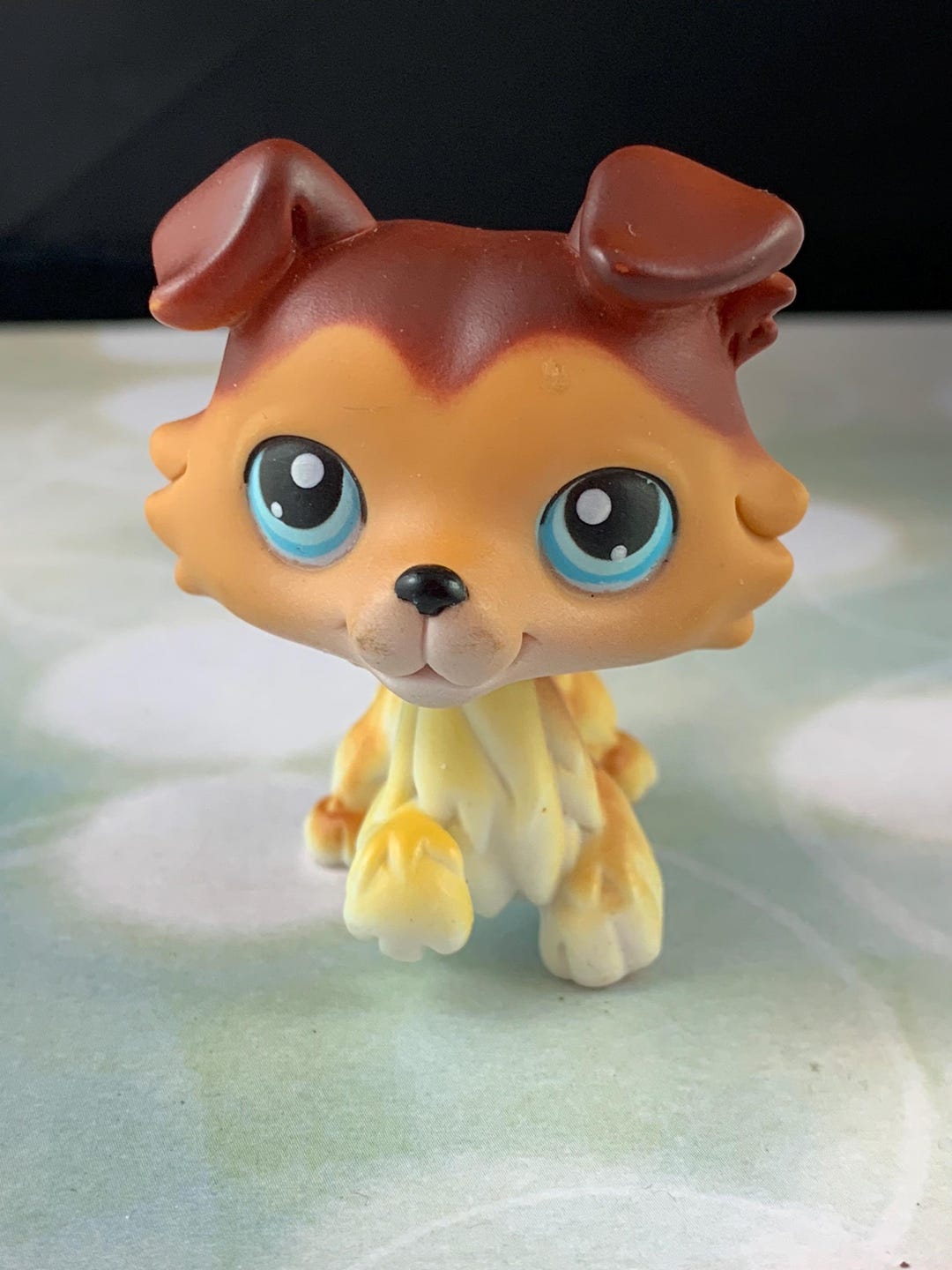 LPS Littlest Pet Shop N°58 - Chien Colley Authentique HASBRO - Original - Occasion