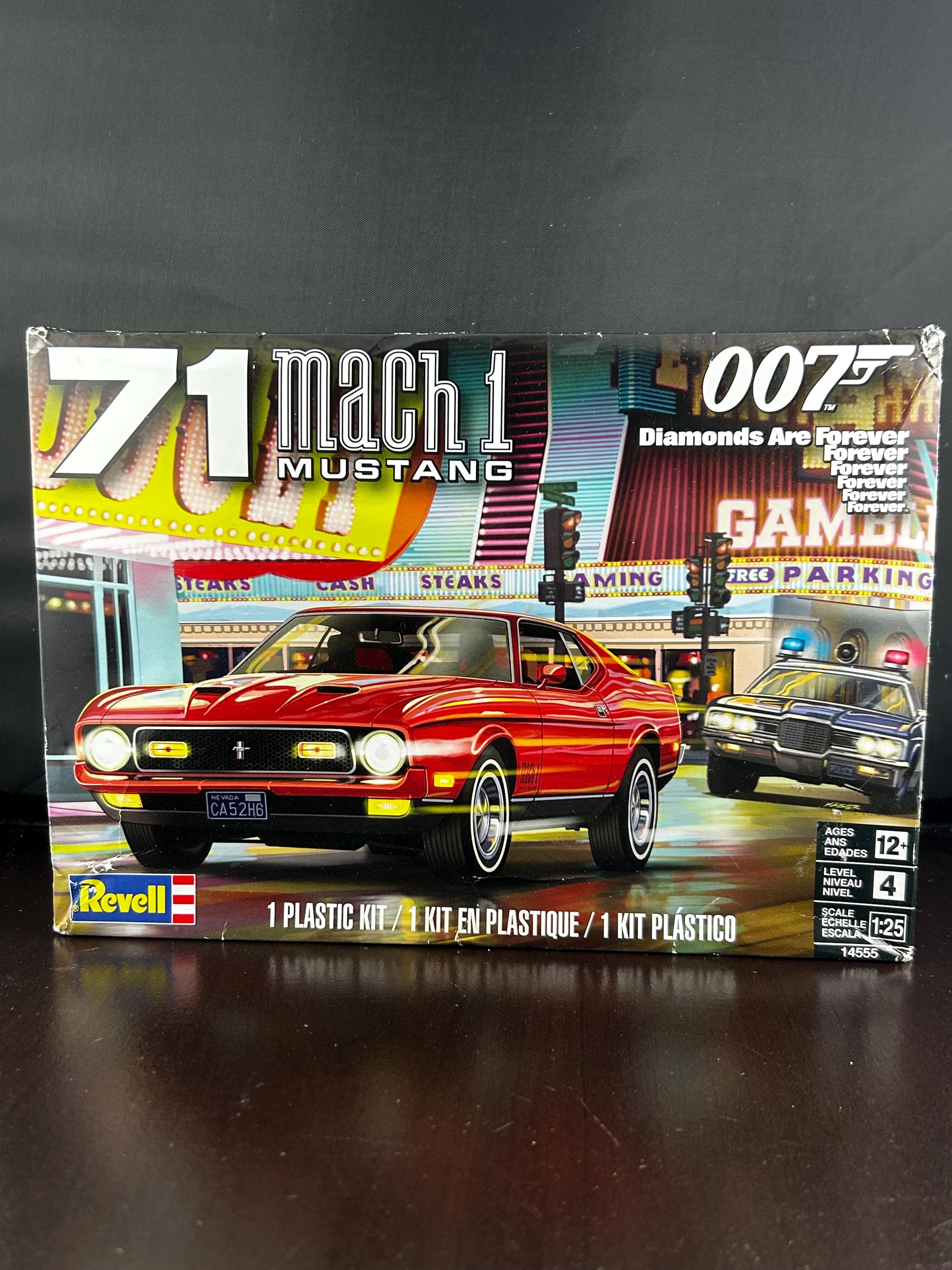 Revell 1971 Ford Mustang Mach 1 “james Bond – Diamonds Are Forever